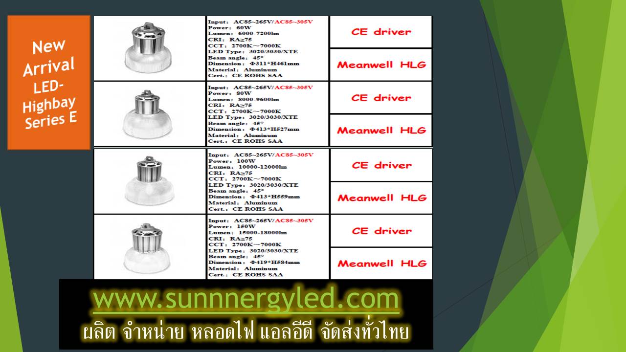 LED high bay light STC-QF-HBE60W