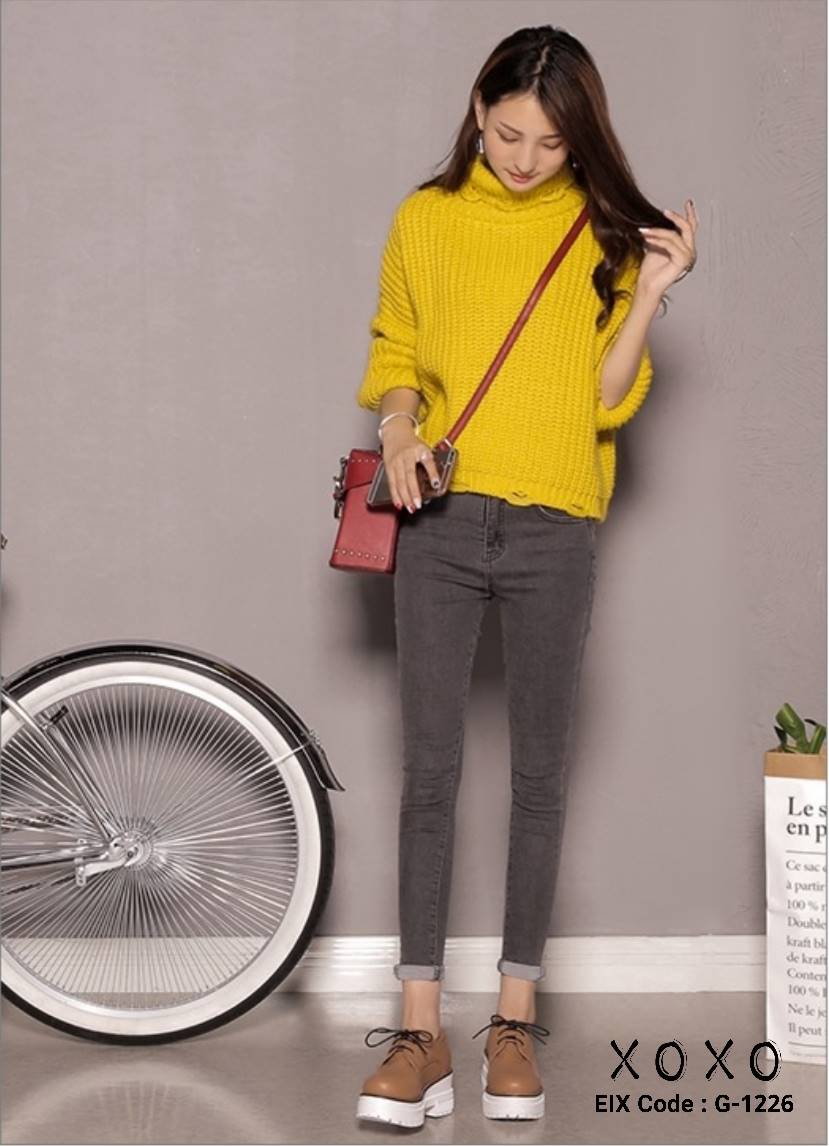 รองเท้าผ้าใบพียูสไตล์มัฟฟิน (สีน้ำตาล)