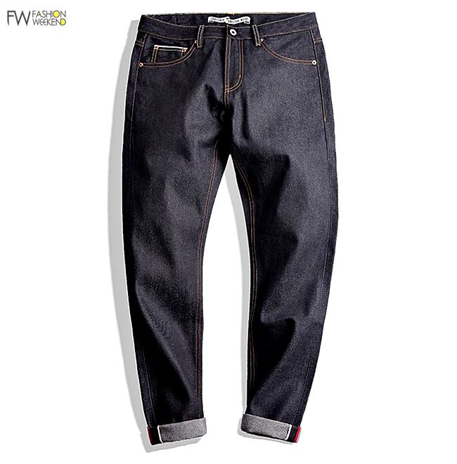 001063 กางเกงยีนส์ Maden Japanese retro Selvage Denim 14.5Oz ยีนส์วินเทจ Slim Straight ผ้าริมแดง Size 28-36