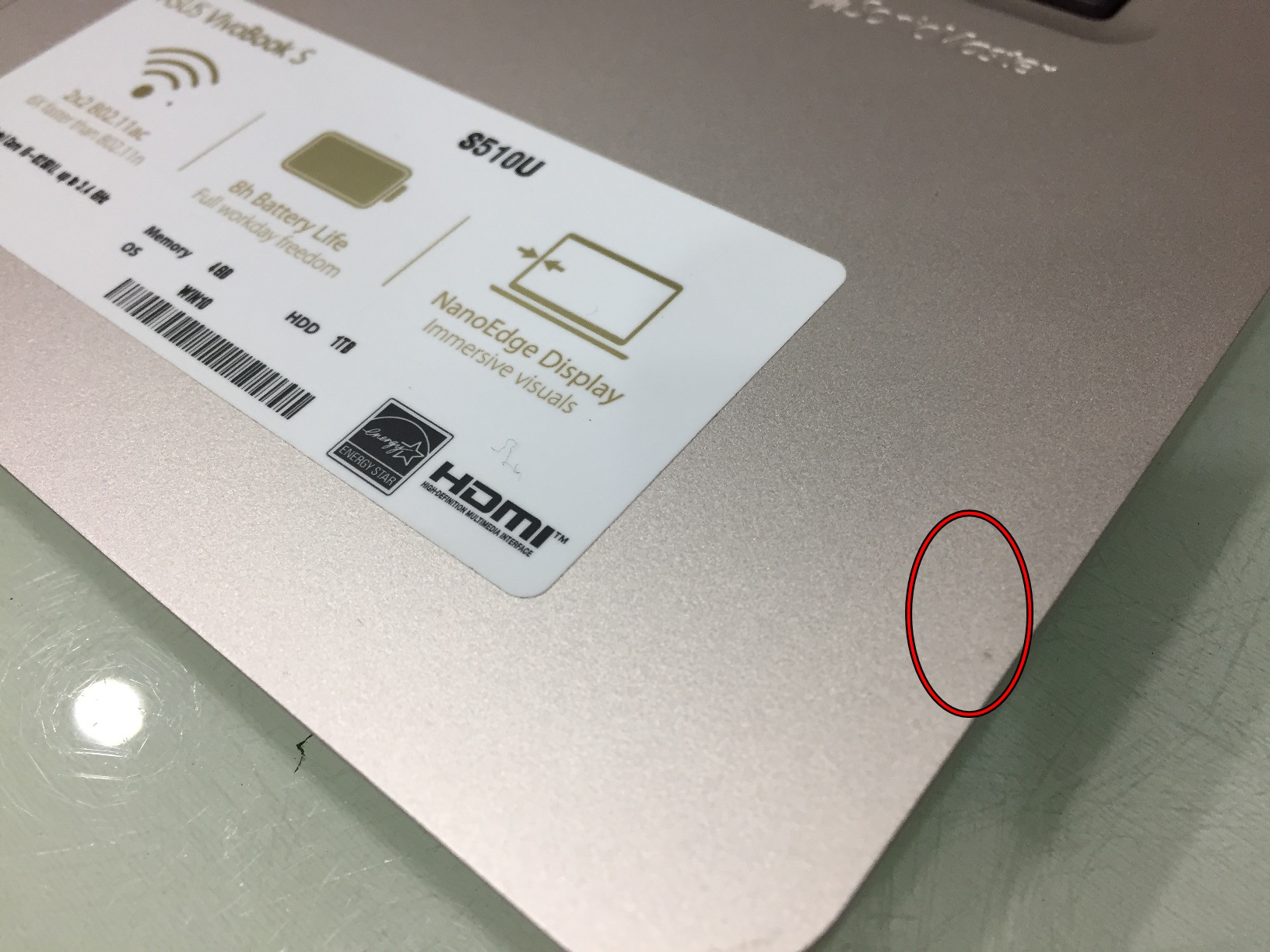 Asus VivoBook S15 S510UN BANANA 07/2020