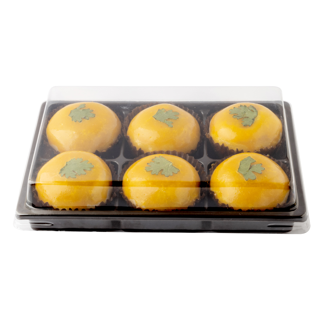 ขนมเปี๊ยะ ไส้เค็มกุ้งแห้ง บรรจุ 6 ชิ้น ขนาด 300 กรัม ไส้เค็มกลมกล่อม