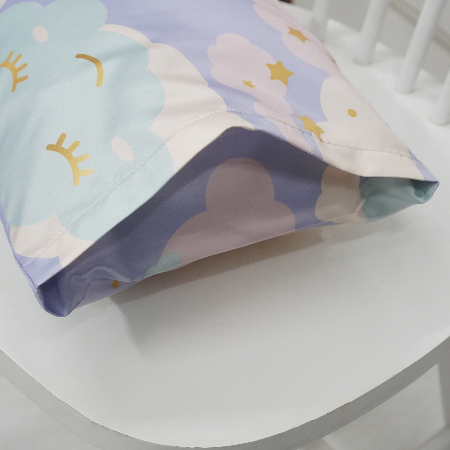 หมอนเด็ก สั่งทำใส่ชื่อ ลาย Moon - Lavender