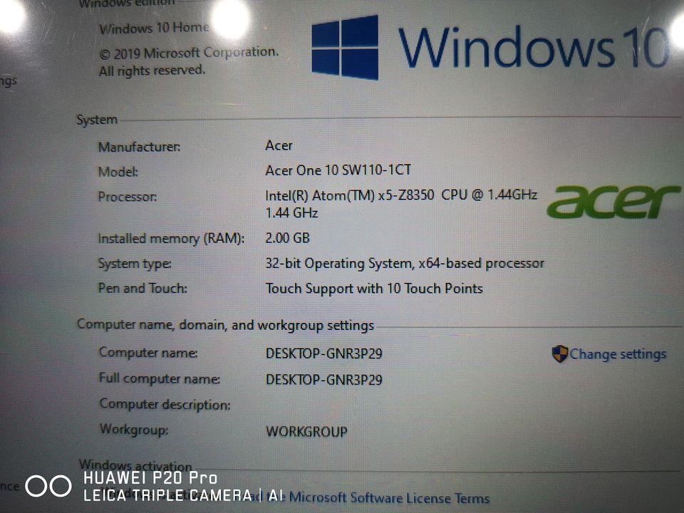 ACER Switch One10 SW110-1CT