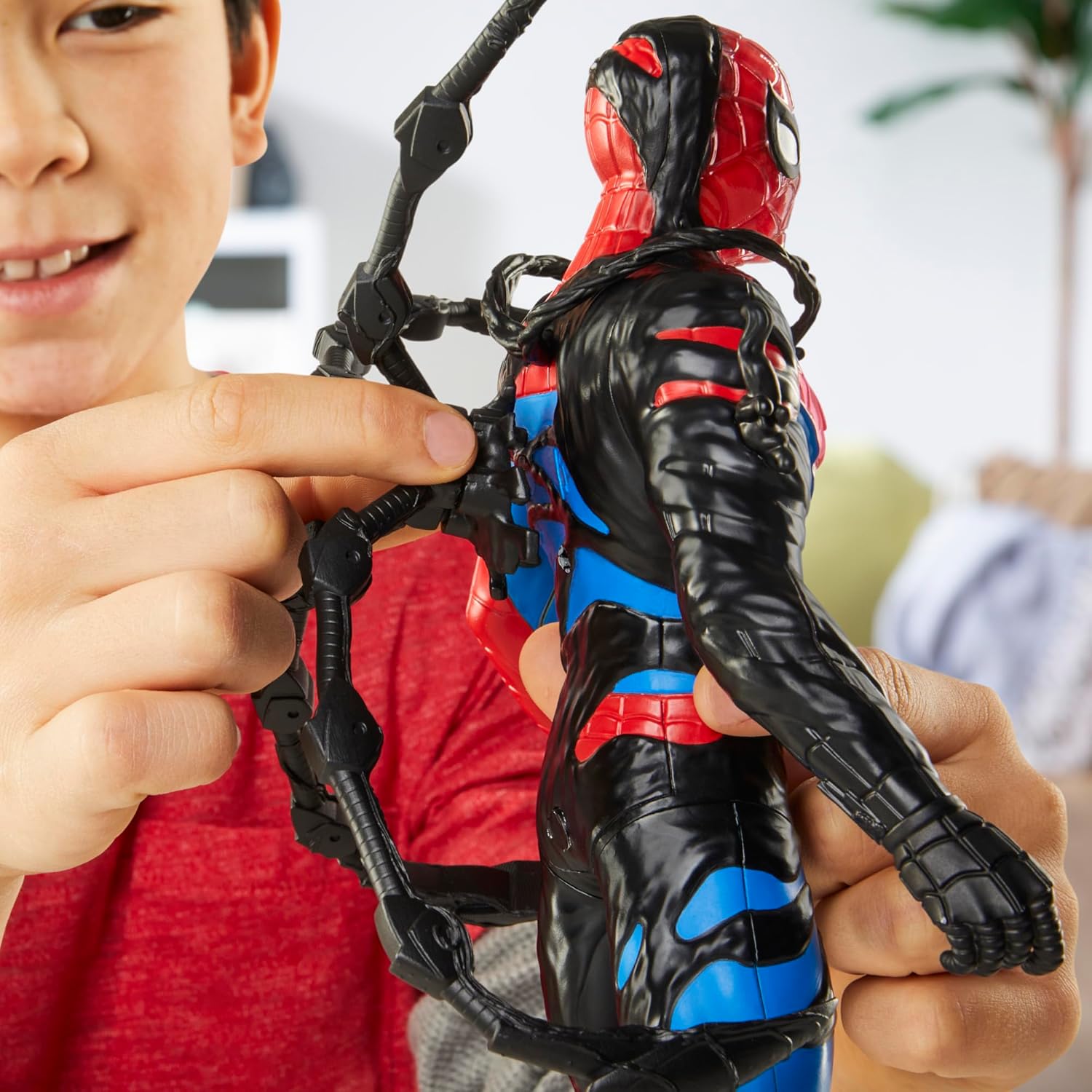Hasbro Marvel Spider-Man VenomVersus Spider-Man Liquid Shifter Action Figure ฮาสโบร มาร์เวล อเวนเจอร์ส หุ่นโมเดลฟิกเกอร์ สไปเดอร์แมน ขนาด 11 นิ้ว ลิขสิทธิ์แท้