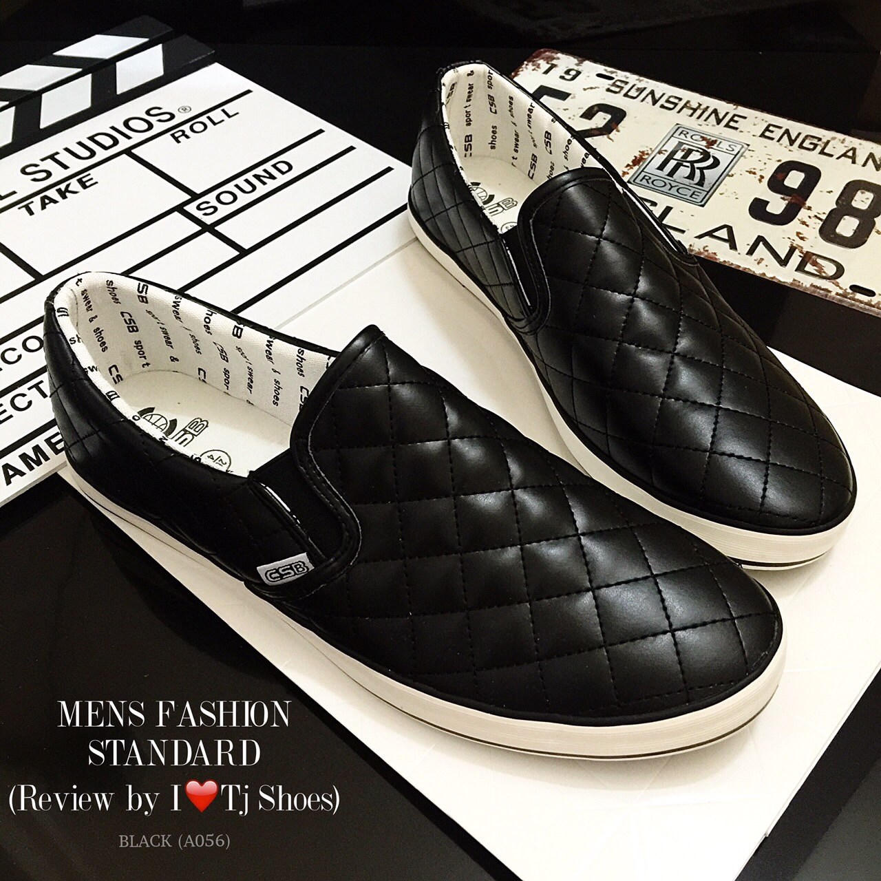 พร้อมส่ง : รองเท้า Loafer ผู้ชาย (สีดำ)
