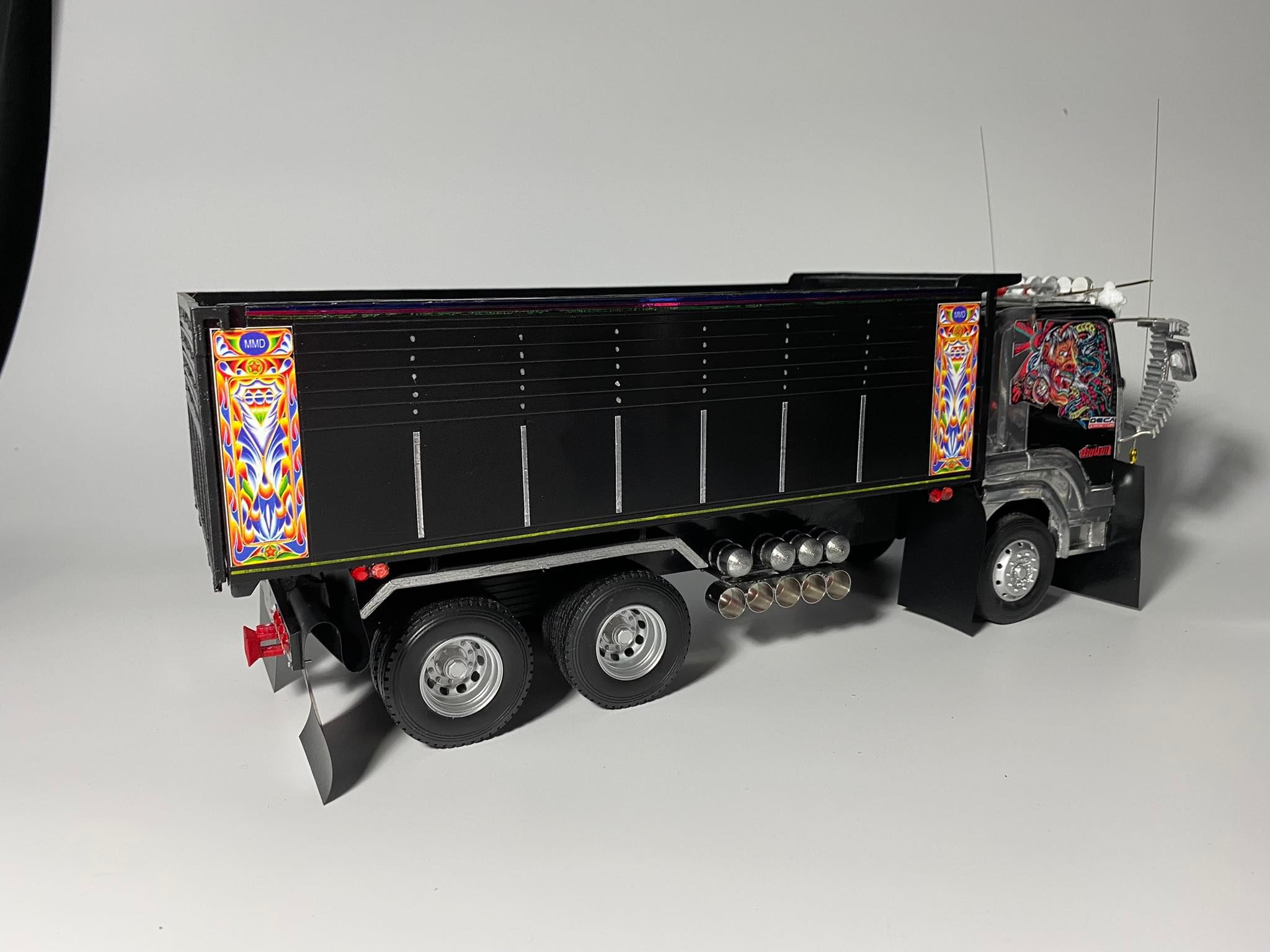 โมเดลถังลม 360 P16 1/24 พลาสติก ถังลมจิ๋ว Air tank model ถังลใรถบรรทุกจำลอง