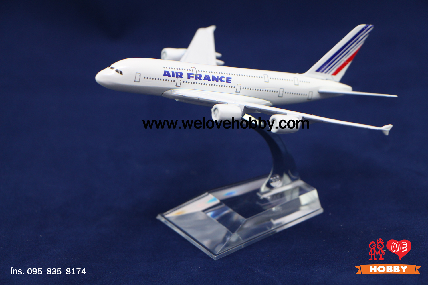 โมเดลเครื่องบิน Air France ฝรั่งเศส (Airbus A380)