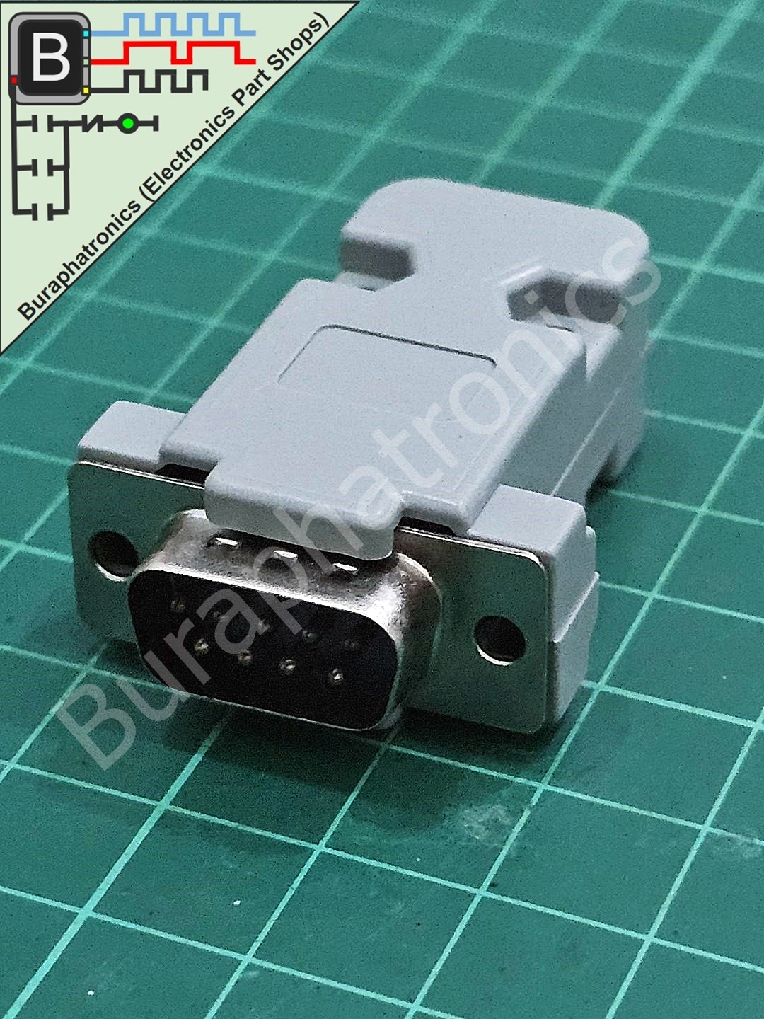 DB9 Male + Cover