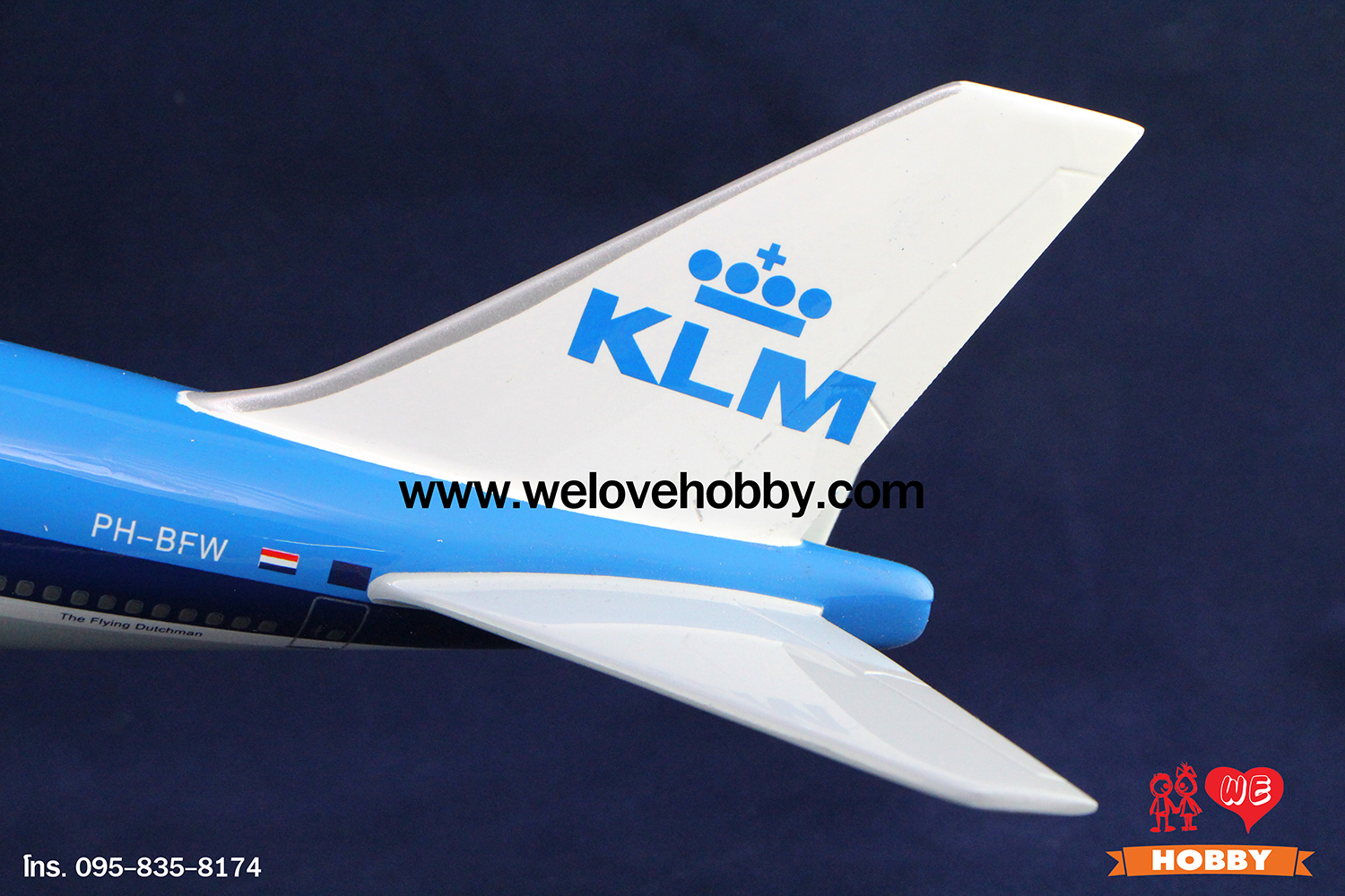 โมเดลเครื่องบิน KLM (Boeing 747-400) เนเธอร์แลนด์ ลำใหญ่