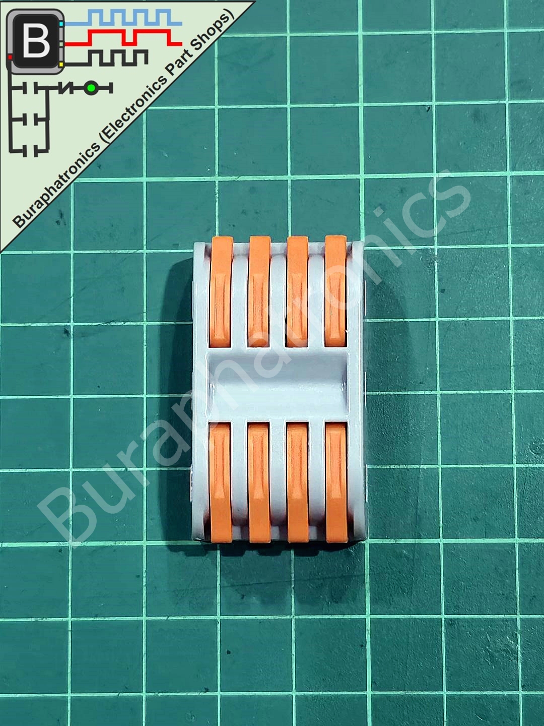 Terminal Block Connector 4 Wire 0.08-4.0 Sqmm 250V 32A (ขั้วต่อสายไฟ ตัวเชื่อมสายไฟ)