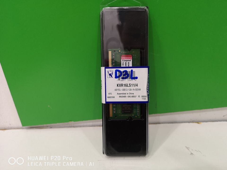 4GB. DDR3L FSB1600 KINGSTON KVR16LS11/4 มือสองสภาพดีรับประกันตลอดอายุการใช้งานโดยSYNNEX