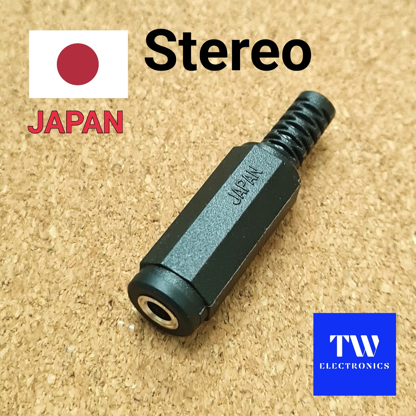 3.5mm Stereo ตัวเมีย PVC JAPAN
