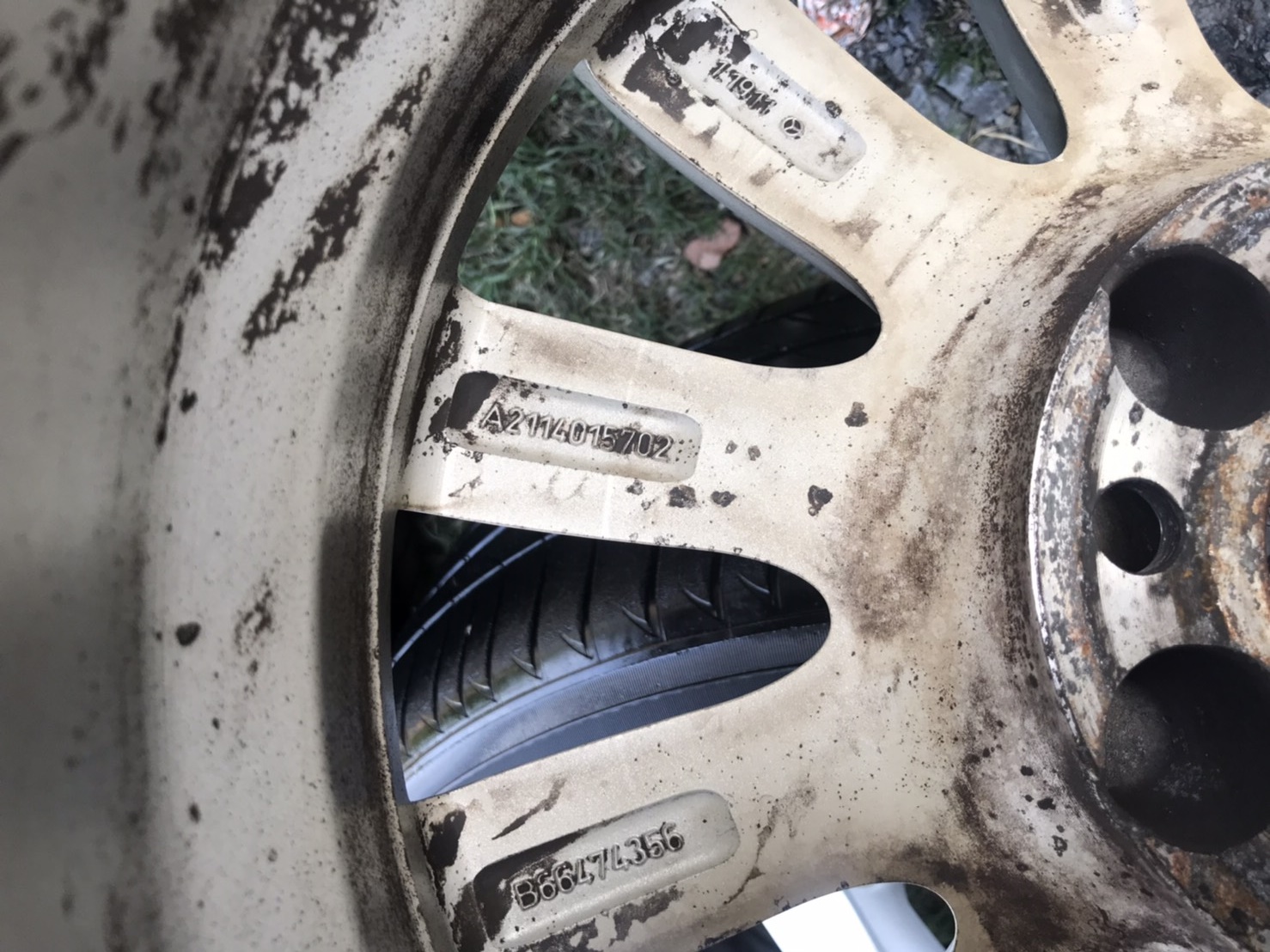 ล้อเบนซ์แท้ติดรถ w211 16"