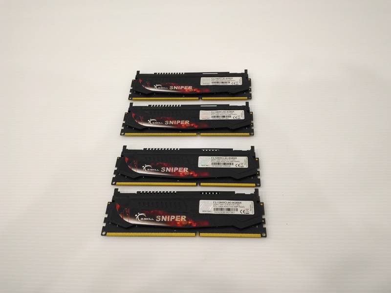 8 GB RAM PC DDR3/1600 G.SKILL SNIPER (4x2)