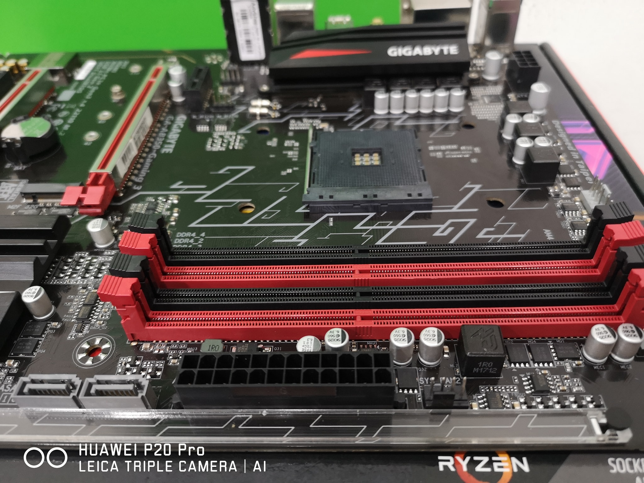 GIGABYTE GA-AB350-GAMING3 AM4 มือสอง สภาพดีๆ ไม่มีขายึดพัดลม