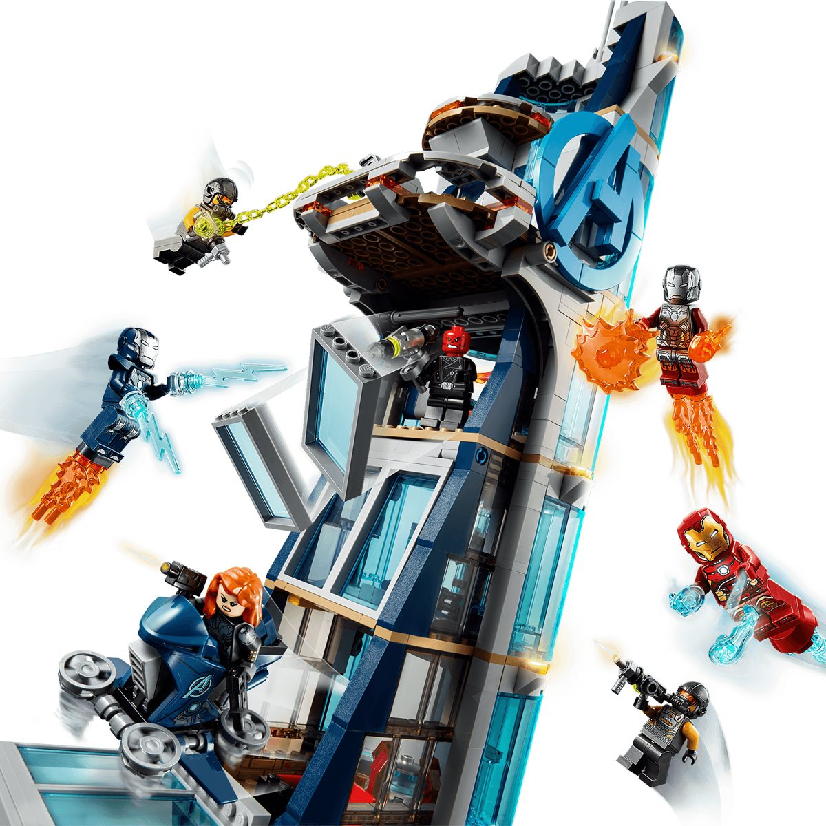LEGO ตัวต่อเสริมทักษะ เลโก้ Marvel Avengers: Avengers Tower Battle รุ่น 76166