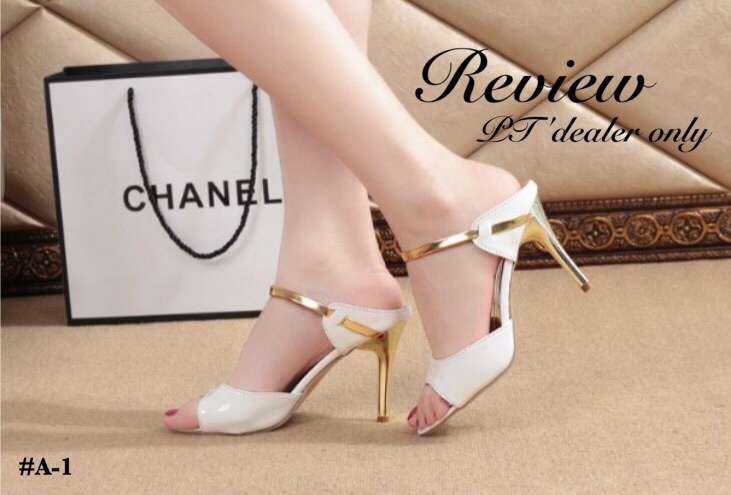 รองเท้าส้นเข็มทอง (สีทอง)