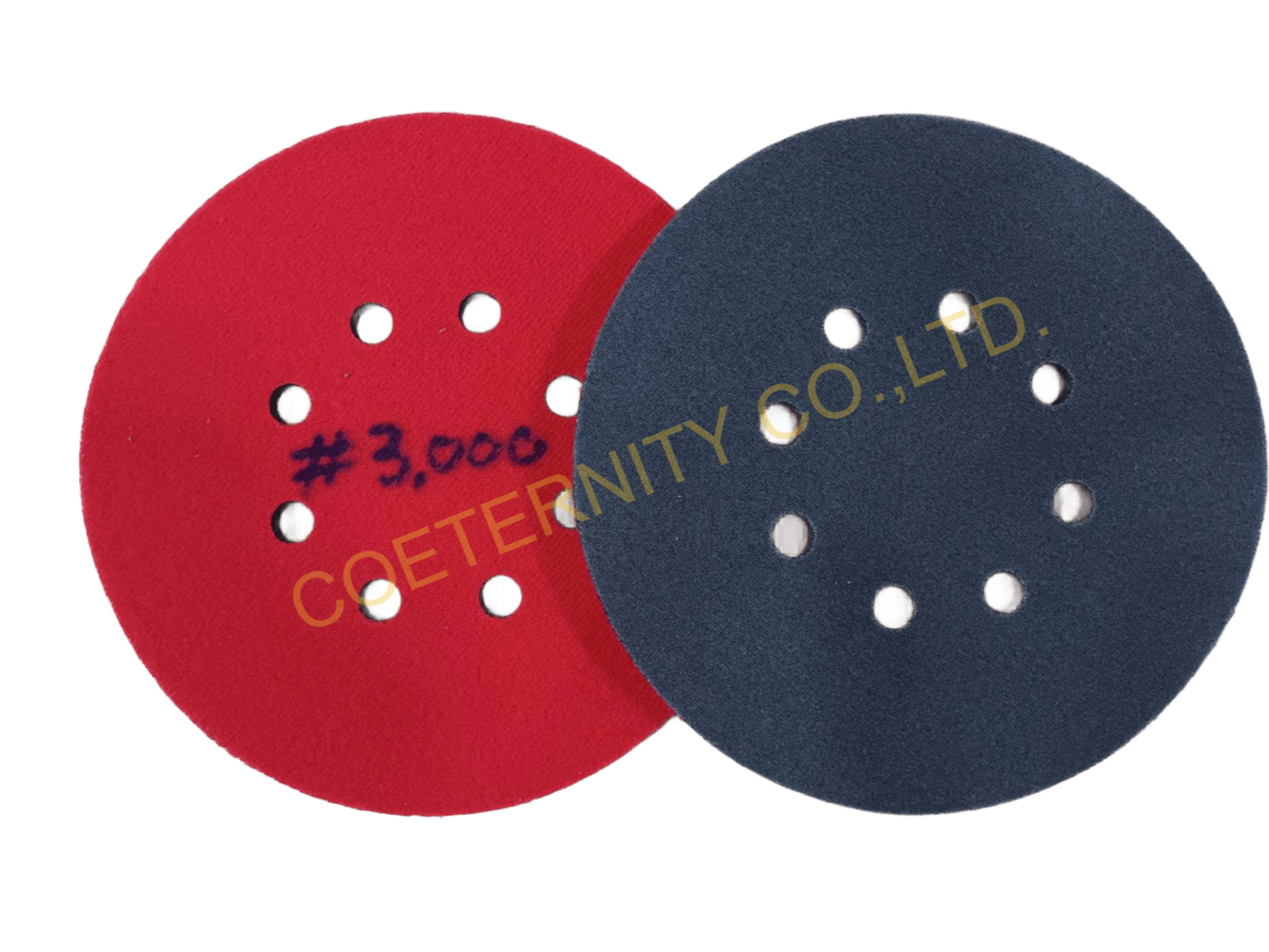 ฟองน้ำกระดาษทราย 6 นิ้ว 8 รู