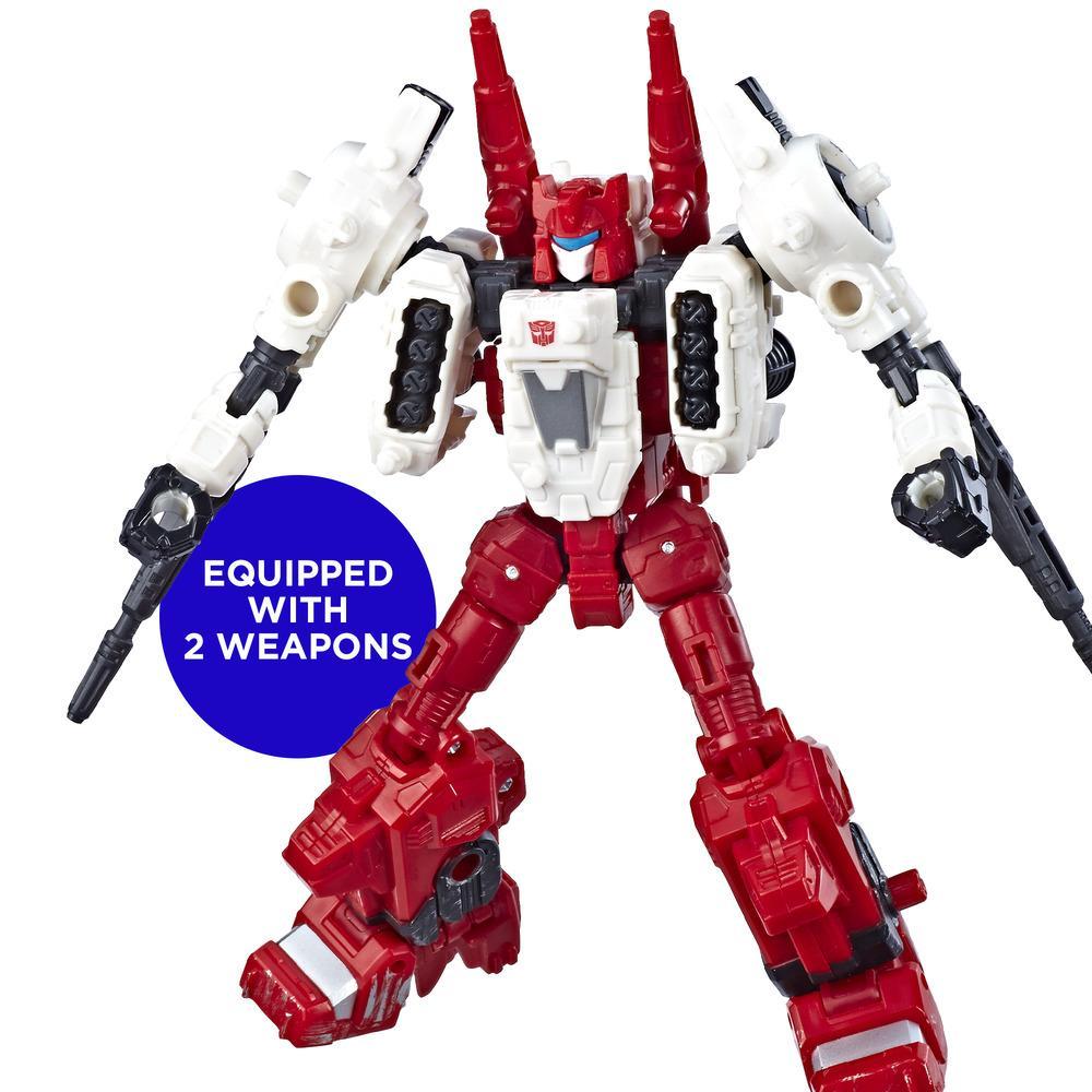 Hasbro Transformers Generations War for Cybertron Siege Deluxe WFC-S22 Autobot Six-Gun Figure ฮาสโบร ทรานสฟอเมอร์ส เจเนอเรชั่น วอร์ ฟอร์ ไซเบอร์ตรอน WFC-S22 ดีลักซ์ คลาส หุ่นยนต์ออโต้บ็อท ซิกซ์-กัน 5.5 นิ้ว ลิขสิทธิ์แท้