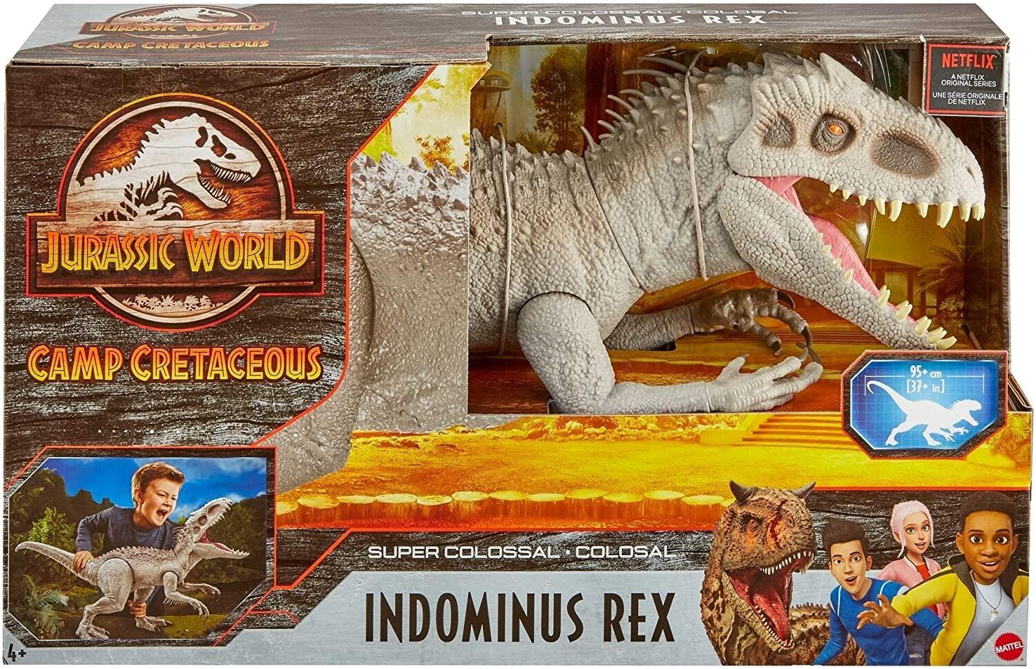 Mattel Jurassic World Super Colossal Indominus Rex (GPH95) แมทเทล จูราสสิค เวิลด์ ของเล่นแอ็กชั่นฟิกเกอร์ไดโนเสาร์ อินโดไมนัส เร็กซ์