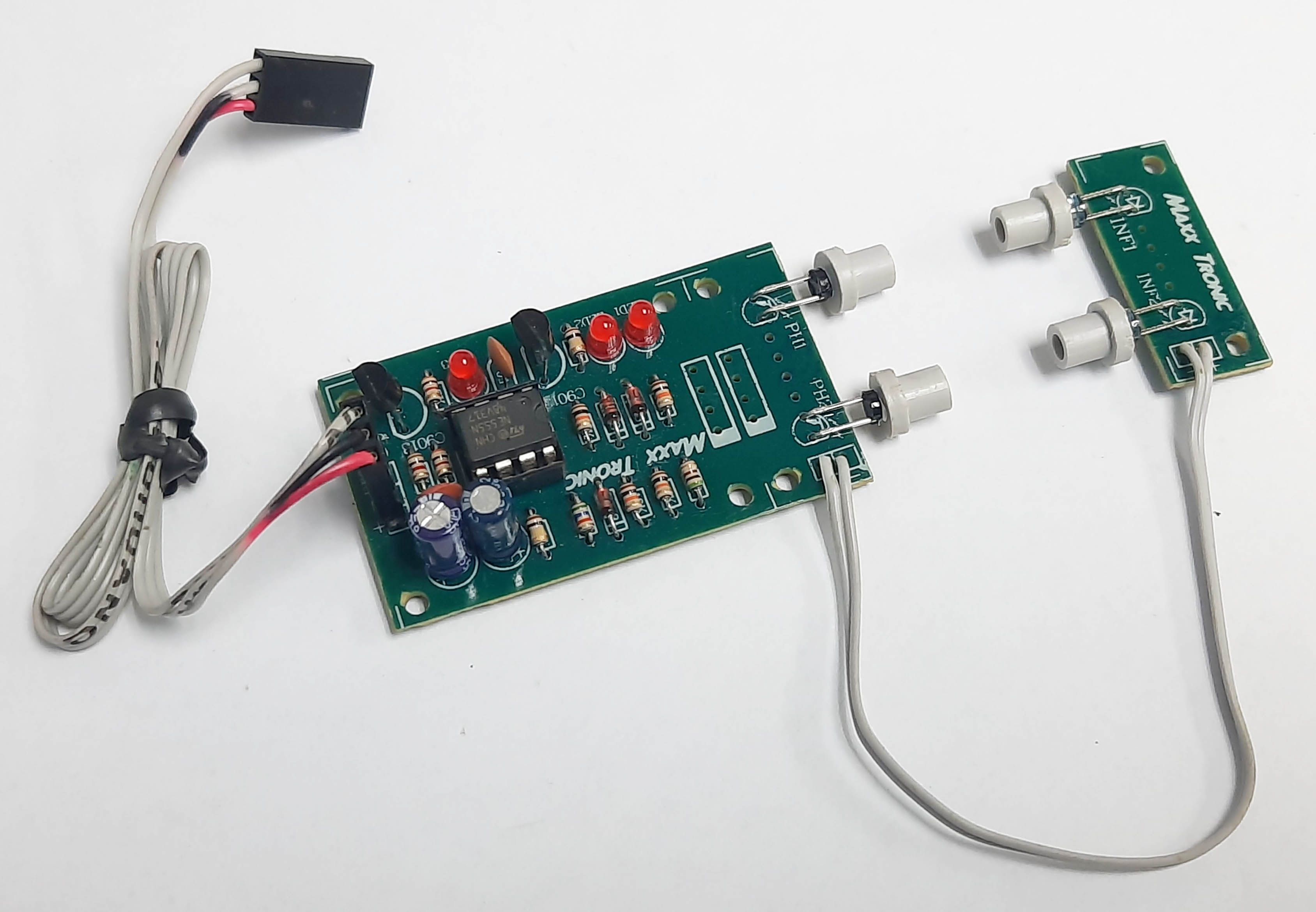 MXA131 วงจรตู้บริจาคพูดได้ พร้อมชุดเซ็นเซอร์และขยายเสียง 8 วัตต์
