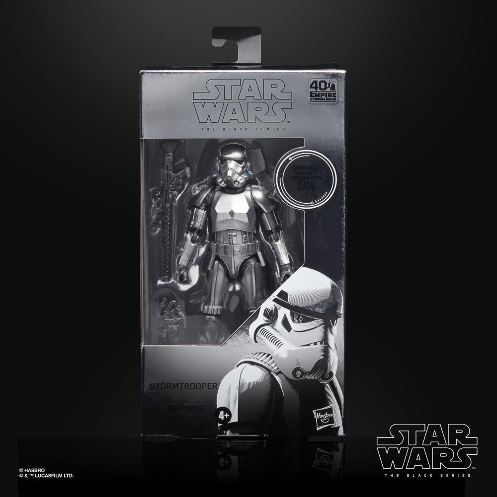 Hasbro Star Wars The Black Series Carbonized Collection Stormtrooper 6-inch-scale Figure ฮาสโบร สตาร์ วอร์ส เดอะ แบล็ค ซีรีส์ หุ่นโมเดลฟิกเกอร์ คาร์บอนไนซ์ สตอร์มทรูปเปอร์ ขนาด6 นิ้ว ลิขสิทธิ์แท้