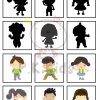 จับคู่ภาพกับเงา : เด็ก