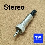 3.5mm Stereo ตัวผู้ หมุนเกลียวล็อค / RSP404S