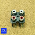 RCA 4ช่อง ติดแท่น, ลงปริ้นท์ (สีดำ)