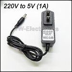 อะแดปเตอร์ 220V to 5V (1Amp)