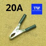 คีมคีบแบตเตอรี่ 20A (สีดำ)