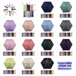 ร่มGBU3ตอนแบนเบารหัสGM345ยูวีดำ