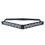ขายถูก Link US-3224TFASCAT 6A ANGLE PATCH PANEL 24 Port, Auto Shutter Jack แผงกระจายสาย แบบ Angle