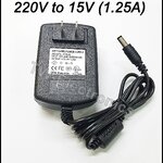 อะแดปเตอร์ 220V to 15V (1.25Amp)