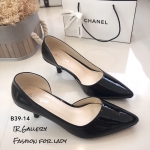 รองเท้าคัทชูเว้าข้าง (สีดำ)