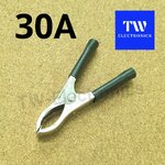 คีมคีบแบตเตอรี่ 30A (สีดำ)