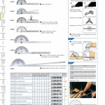 ฉากวัดองศาแบบครึ่งวงกลม / ฉากวัดองศาแบบดิจิตอล SHINWA
