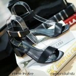 พร้อมส่ง : รองเท้าส้นสูงสไตล์ Zara (สีดำ)