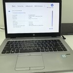 โน๊ตบุ๊ค HP EliteBook 840 G4 (i5-7300U/8GB/M.2 256GB) ไม่มี Adapter แบตเสื่อม จอ Bright ยางรองเครื่องเสื่อม ขอบแตกบิ่น