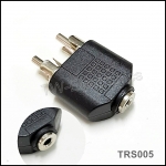 3.5mm Stereo ตัวเมีย / RCA ตัวผู้ x2 (TRS005)