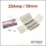 ฟิวส์แก้วยาว 25Amp / 30mm (10หลอด)