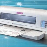 ขายถูก Jolimark DP760E Serial Dot Matrix Printer เครื่องพิมพ์ดอทเมตริกซ์ สามารถต่อ (USB,PARALLEL,ETHERNET)