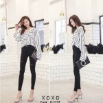 รองเท้าส้นสูงสไตล์ Christiant Loubotin (สีเงิน)