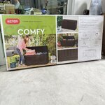 KETER กล่องเก็บของกลางแจ้ง Comfy Deck Box กว้าง 117 x ลึก 45 x สูง 57 ซม