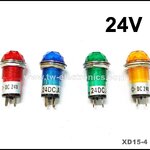 หลอดตู้คอนโทรล 15mm (24V) / XD15-4 Pilot Lamp