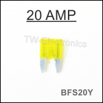 ฟิวส์เสียบ เล็ก 20 AMP / BFS20Y