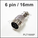 PLT (ตัวผู้) 6pin 16mm / PLT1606P