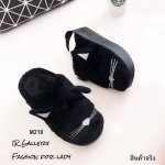 รองเท้าแตะ Slipper ลายแมว (สีดำ)