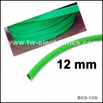 สายถัก 12 mm (สีเขียว) / BCS-12G