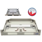 ขายถูก Link UF-2012A Fiber Optic Distribution Unit (FDU) 6-24F (2 Snap-In) Rack Mount Drawer (1U), Unload (Slide ด้วยรางลูกปืน)